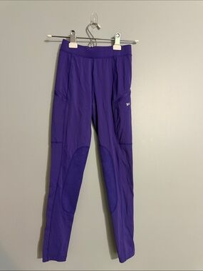 Willit Girls Riding Breeches Size Small Purple Knee Patch Equestrian